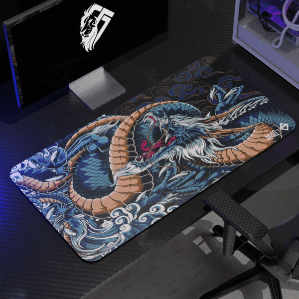 Golden lions series Mouse pad GR Gold dragon