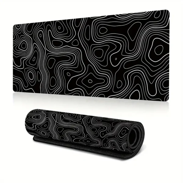 Topographic Mousepad ( Black )