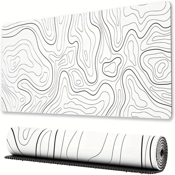Topographic Mousepad ( White )