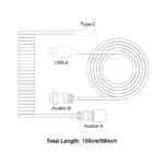 Custom coiled cable 8K hz - Image 5