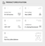 Single Monitor Arm - Image 2