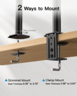 M052 Dual Monitor Arm Stand - Image 4