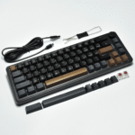 GM68-V2 Mechanical Keyboard Black & Coffee - Image 5