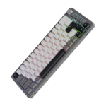 GM68-V2 Mechanical Keyboard Grey & White - Image 3