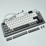 GM68-V2 Mechanical Keyboard Grey & White - Image 5