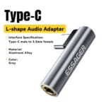 Type-C to 3.5mm DAC Audio Adapter – HiFi Audio Converter - Image 2