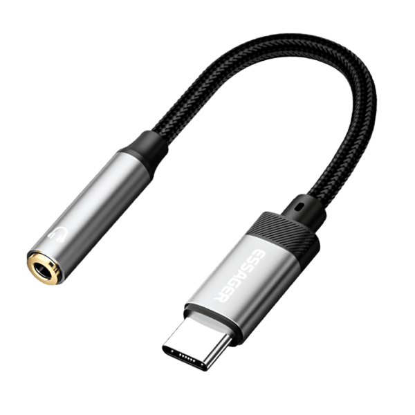 ESSAGER USB-C to 3.5mm DAC Audio Adapter