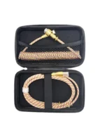Coiled USB-C Keyboard Cable with Aviation Connector - Image 11
